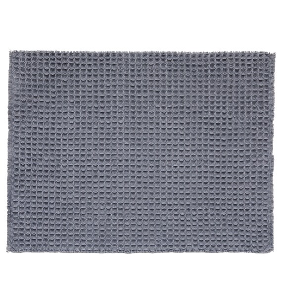 ワッフルバスマット(45×60cm グレー TR11) 1枚目画像
