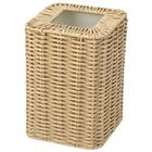 ラタン風 編み込み ダストボックス(HN025) 1枚目画像