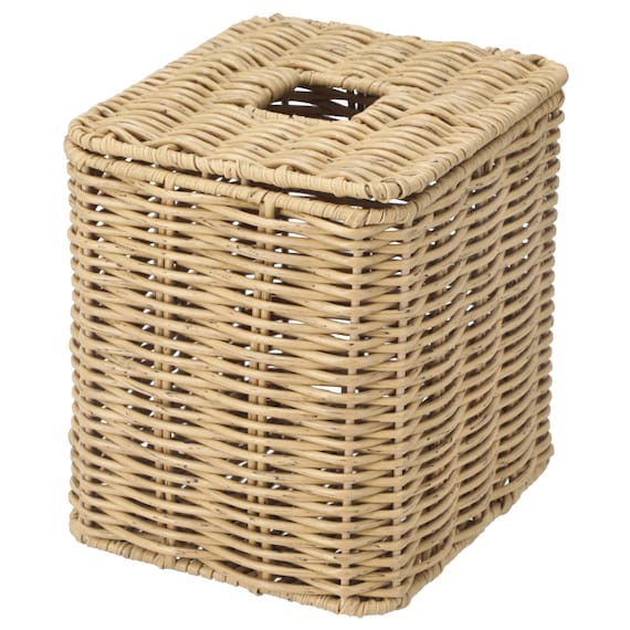 ラタン風 編み込み ペーパーボックス(HN025) 1枚目画像