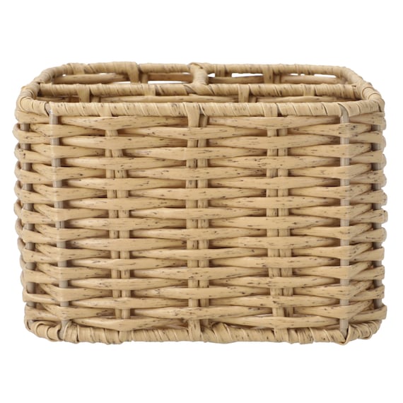 ラタン風 編み込み オーガナイザー(HN025) 3枚目画像