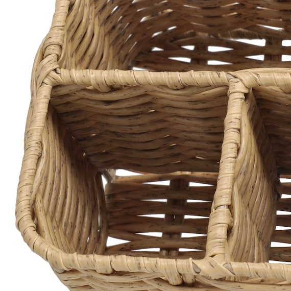 ラタン風 編み込み オーガナイザー(HN025) 6枚目画像