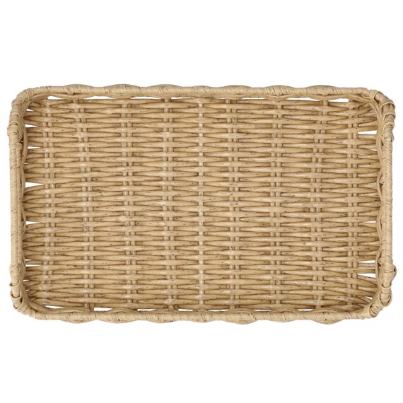 ラタン風 編み込み トレイ(HN025) 6枚目画像