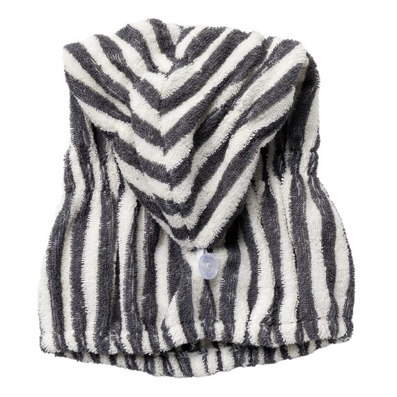 しまがら ループ付き ヘアキャップ(グレー TY) 2枚目画像