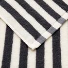 しまがら ループ付き フェイスタオル(グレー TY) 3枚目画像