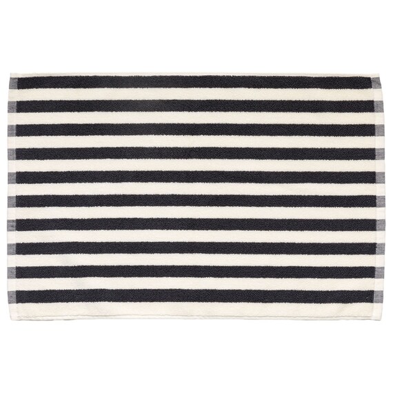 しまがら ループ付き バスマット(グレー TY) 1枚目画像