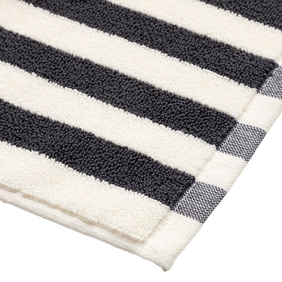 しまがら ループ付き バスマット(グレー TY) 3枚目画像