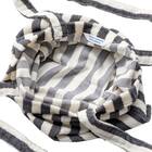 しまがら ループ付き ランドリートート(グレー TY) 8枚目画像