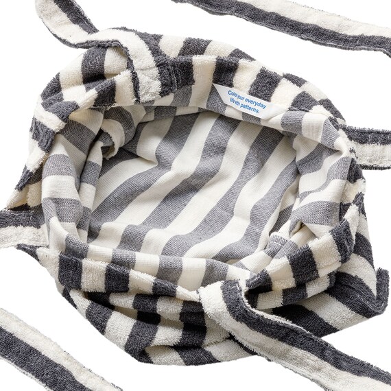 しまがら ループ付き ランドリートート(グレー TY) 8枚目画像