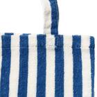 しまがら ループ付き ランドリートート(ブルー TY) 5枚目画像