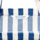 しまがら ループ付き ランドリートート(ブルー TY) 7枚目画像