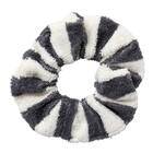 しまがら ループ付き シュシュ(グレー TY) 1枚目画像