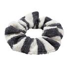 しまがら ループ付き シュシュ(グレー TY) 2枚目画像