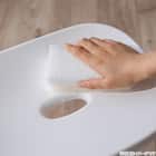 バスチェア 座面高30cm(EX30 ホワイト) 9枚目画像