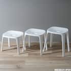 バスチェア 座面高30cm(EX30 ホワイト) 11枚目画像