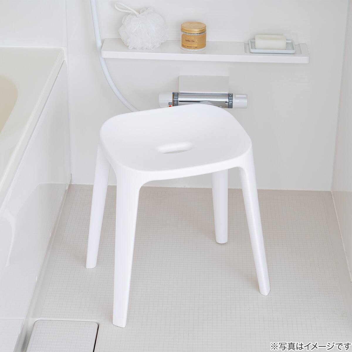 バスチェア 座面高40cm(EX40 ホワイト) | ニトリネット【公式】 家具