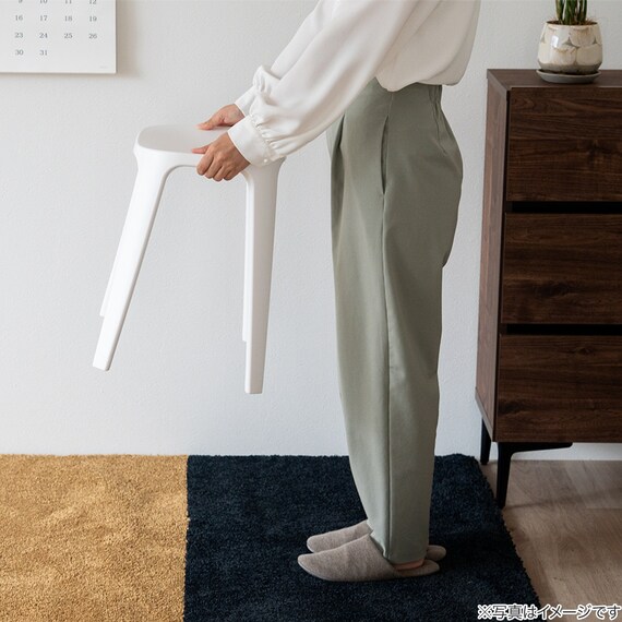 バスチェア 座面高40cm(EX40 ホワイト) 6枚目画像