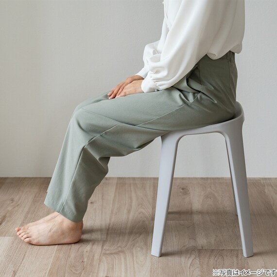 バスチェア 座面高40cm(EX40 ライトグレー) 7枚目画像