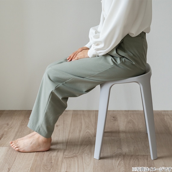 バスチェア 座面高40cm(EX40 ライトグレー) 7枚目画像