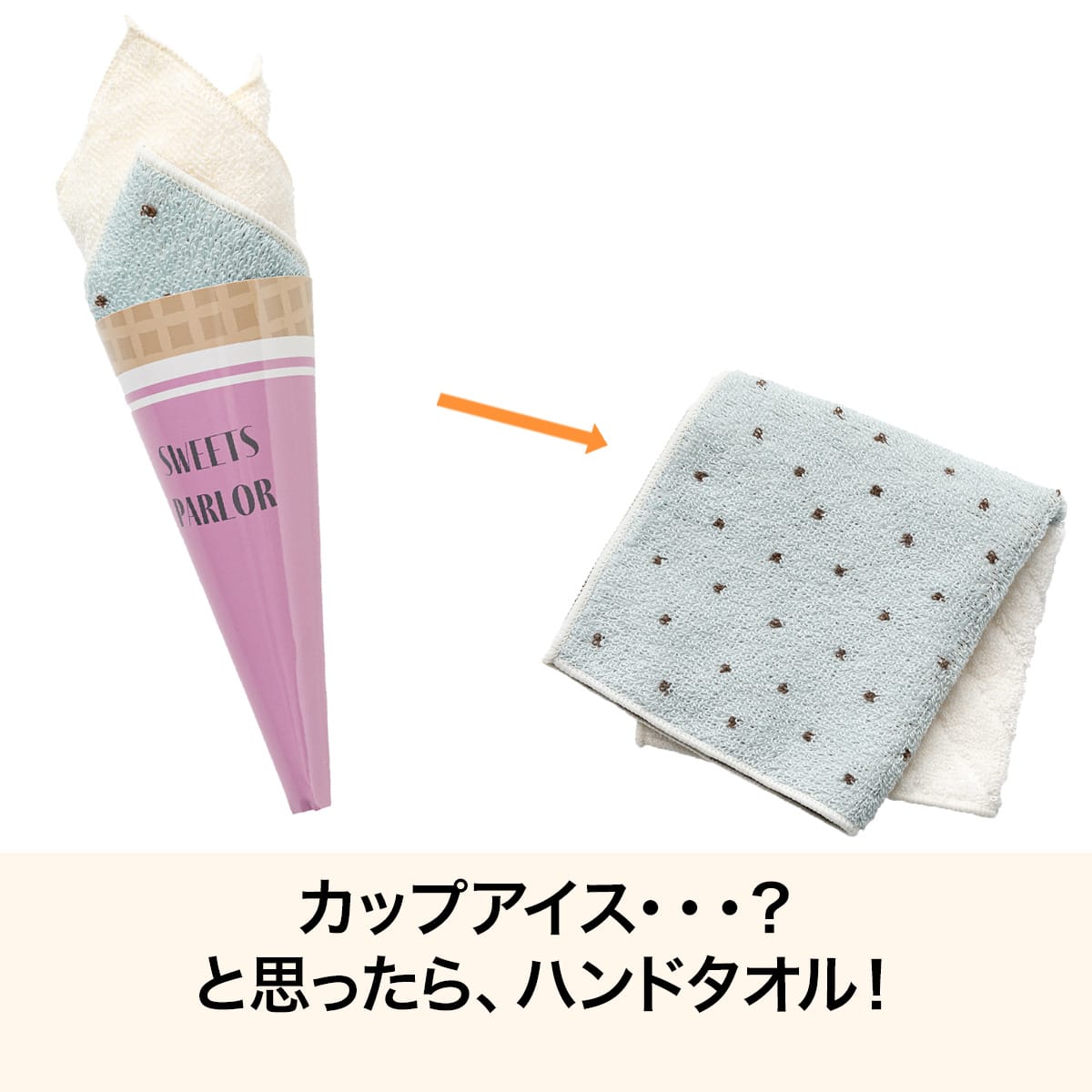 ハンドタオル(アイスチョコミント NR04) | ニトリネット【公式】 家具