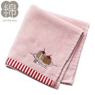 ハンドタオル(カヌレ刺繍 ローズ NR10)