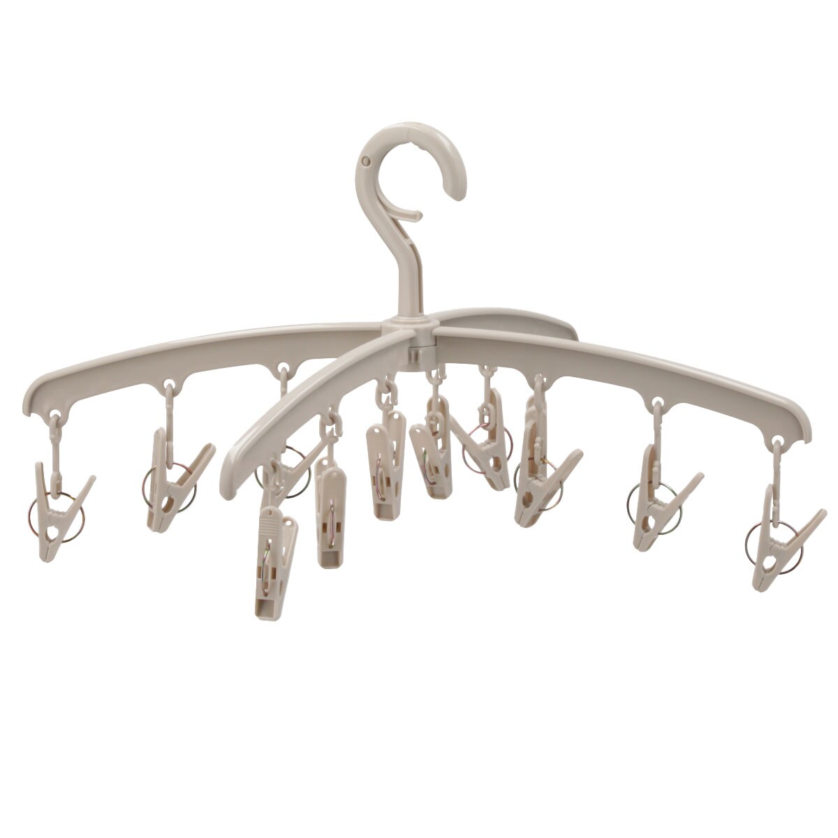 簡単取り込みハンガー 52ピンチ(ライトモカ SN02) | ニトリネット