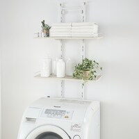 【デコホーム商品】突っ張り洗濯機ラック(WW CS01)