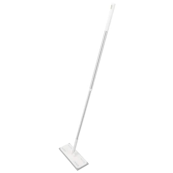 ゴミをしっかりキャッチ 伸縮フローリングワイパー(ラクッカ ホワイト RK01) 1枚目画像