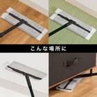 ゴミをしっかりキャッチ 伸縮フローリングワイパー(ラクッカ ブラック RK01) 6枚目画像