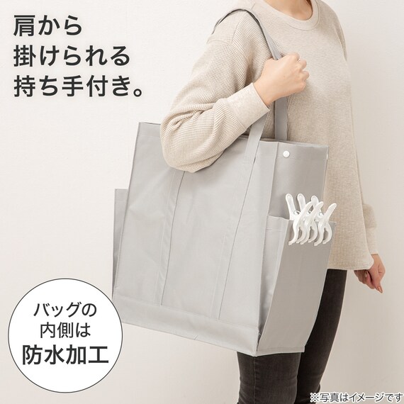 ランドリー収納バッグ 2in1 (EB04) 5枚目画像