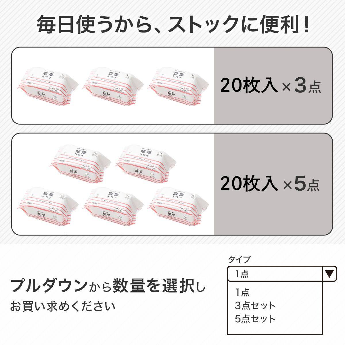 フローリング厚手ドライシート 20枚入 | ニトリネット【公式】 家具
