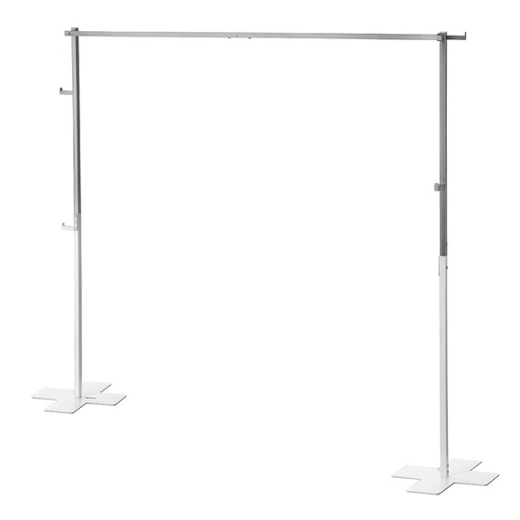 【たたんでポールハンガーとしても使える】 ランドリースタンド(BH11 ホワイト) 7枚目画像