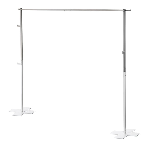 【たたんでポールハンガーとしても使える】 ランドリースタンド(BH11 ホワイト) 7枚目画像