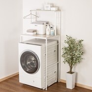 高さを変えられる 洗濯機ラック(DK007)