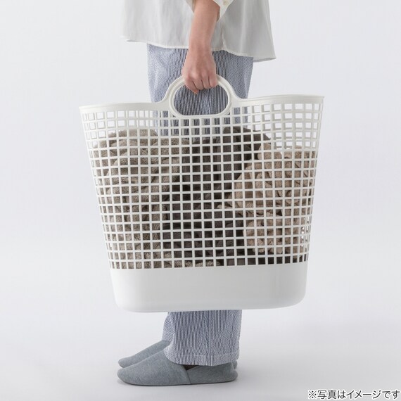 片手で持てるスリムバスケット(ビッグ) 2枚目画像