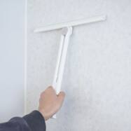 コンパクトになる 折りたたみ マグネット水切り ワイパー(ホワイト)