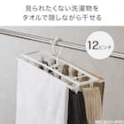 隠し干し ハンガー 12ピンチ(HG001) 2枚目画像