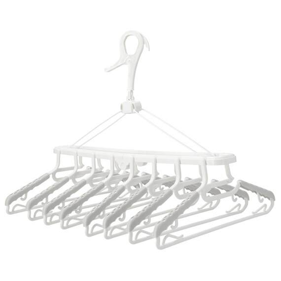 折りたためる 伸縮 8連ハンガー(HG001) 1枚目画像