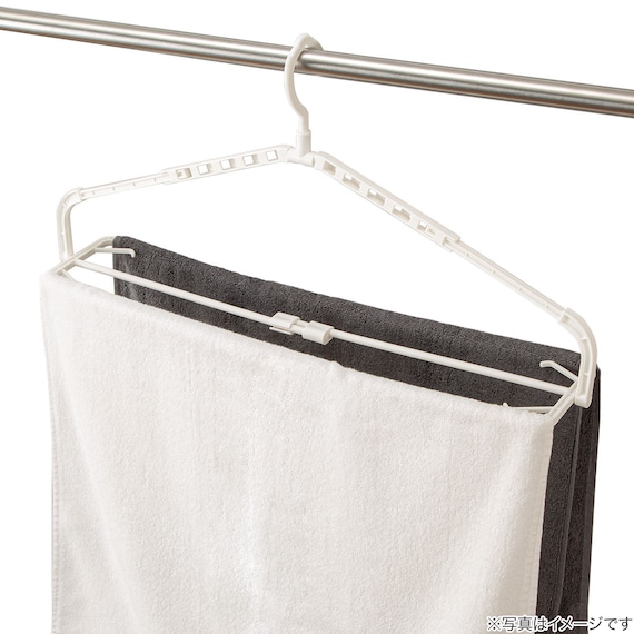 伸縮 バスタオルハンガー ワイド( HG001) 5枚目画像