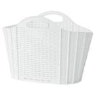 折りたためるランドリーバスケット20L(ホワイト) 1枚目画像