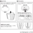 折りたためるランドリーバスケット20L(ブラック) 6枚目画像