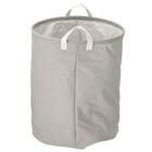 丸形 ランドリーバスケット(ライトグレー LY01) 3枚目画像