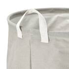 丸形 ランドリーバスケット(ライトグレー LY01) 6枚目画像