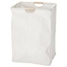 角形 ランドリーバスケット(ホワイト LY02) 1枚目画像