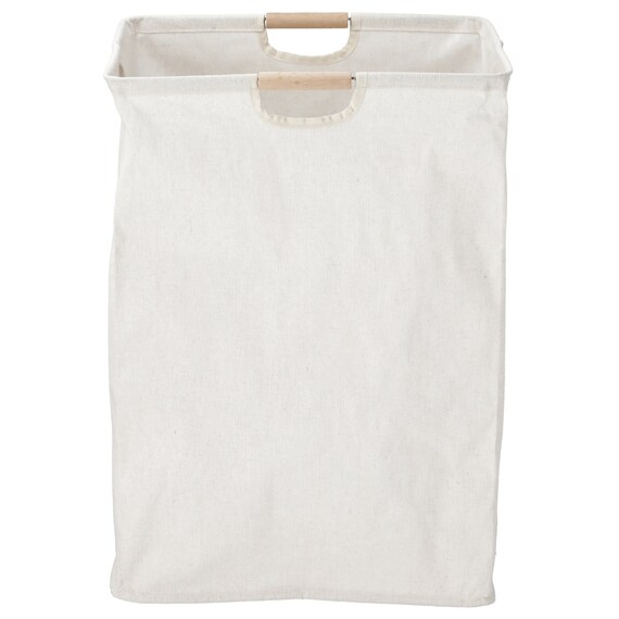 角形 ランドリーバスケット(ホワイト LY02) 2枚目画像