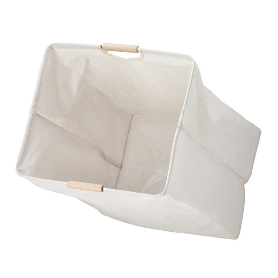 角形 ランドリーバスケット(ホワイト LY02) 4枚目画像