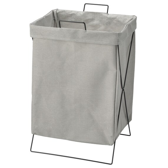 折たたみ ランドリーバスケット(ライトグレー LY03) 1枚目画像
