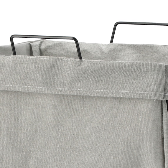 折たたみ ランドリーバスケット(ライトグレー LY03) 6枚目画像