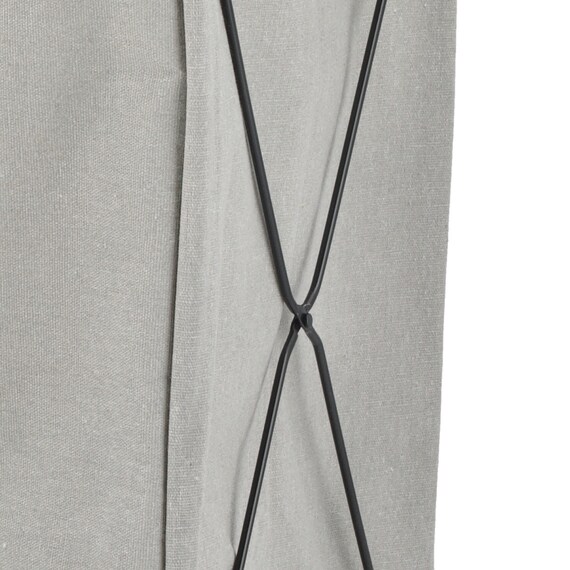 折たたみ ランドリーバスケット(ライトグレー LY03) 7枚目画像