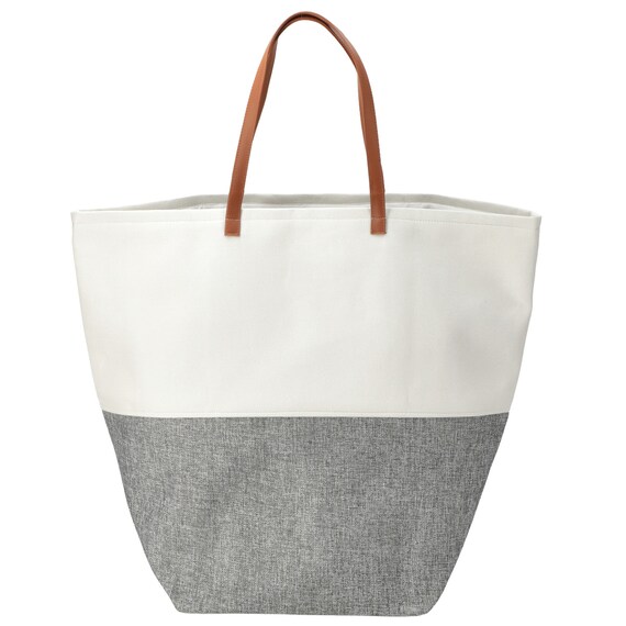 ランドリーバッグ(ライトグレー/ホワイト LY05) 3枚目画像