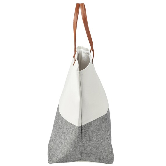 ランドリーバッグ(ライトグレー/ホワイト LY05) 4枚目画像